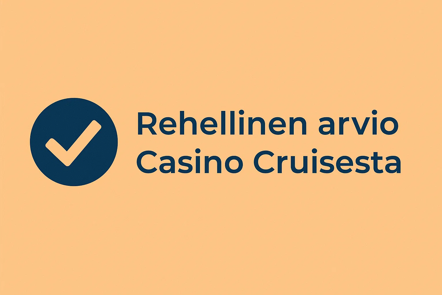 Rehellinen arvio Casino Cruisesta